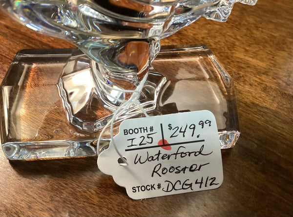 Waterford Crystal Rooster Sculpture