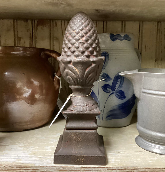 Vintage Cast Iron Acorn Finial