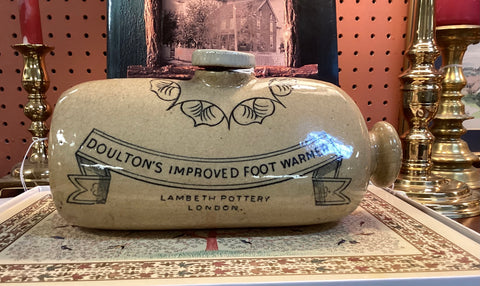 Lambeth Pottery London Doulton’s Improved Foot Warmer