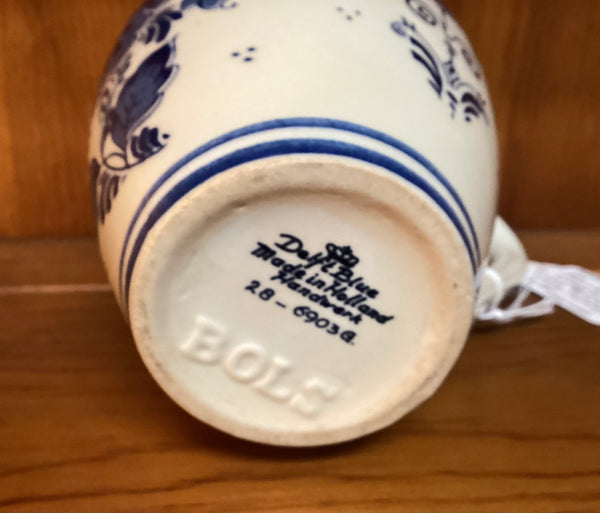 Delft Blue Pitcher Made in Holland