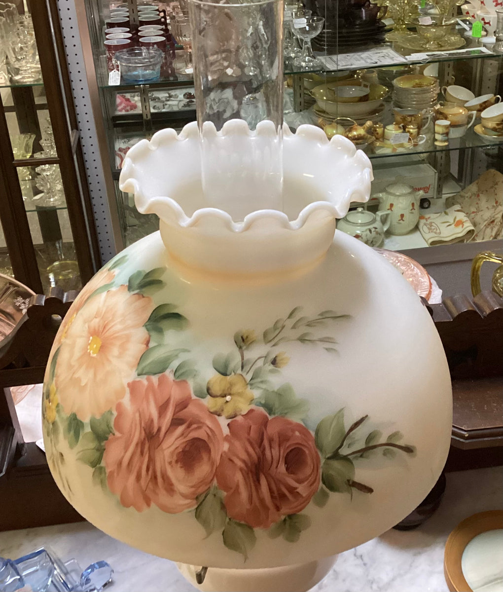 Aladdin Simplicity Model B76 Kerosene Oil Lamp w/ Glass Shade