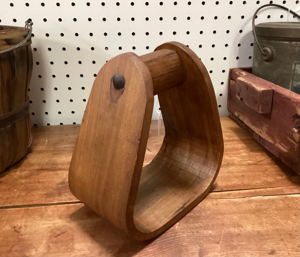 Antique Wooden Stirrup