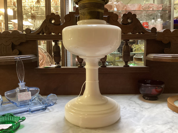 Aladdin Simplicity Model B76 Kerosene Oil Lamp w/ Glass Shade