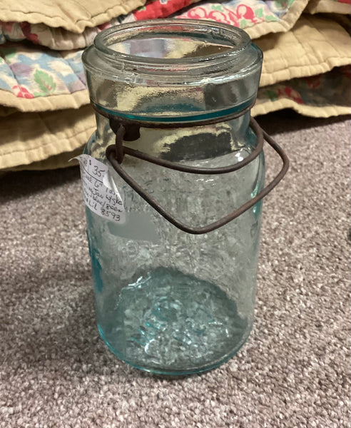 Putnam Lightning Glass Canning Jar