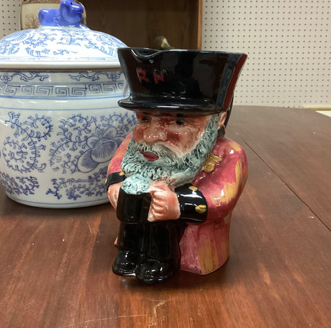 Staffordshire Chelsea Pensioner Toby Jug