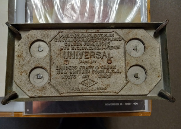 Antique "Universal" Toaster with cord made by Landers, Frary, & Clark