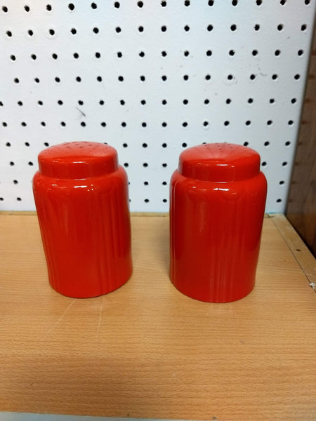 Hall Red Ceramic Salt & Pepper Set
