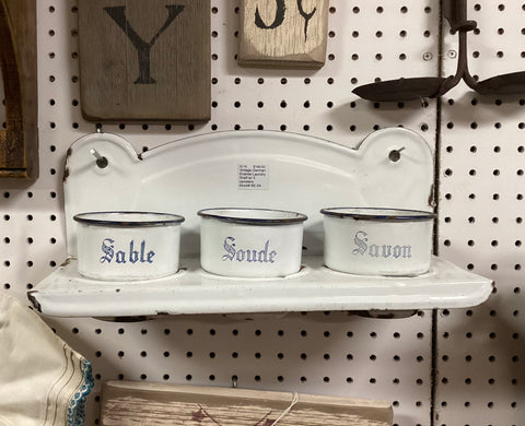 Made in France Enamel Laundry Set