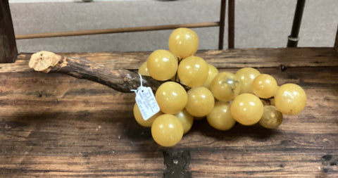 Mid Century Modern Large Decorative Marble Grape Cluster