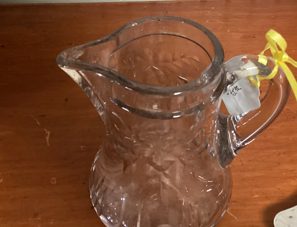 Heisey Glass Syrup Pitcher
