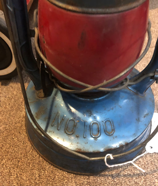 Vintage Dietz No. 100 Blue Lantern
