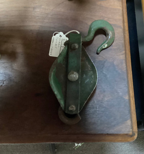 Vintage Green Pulley