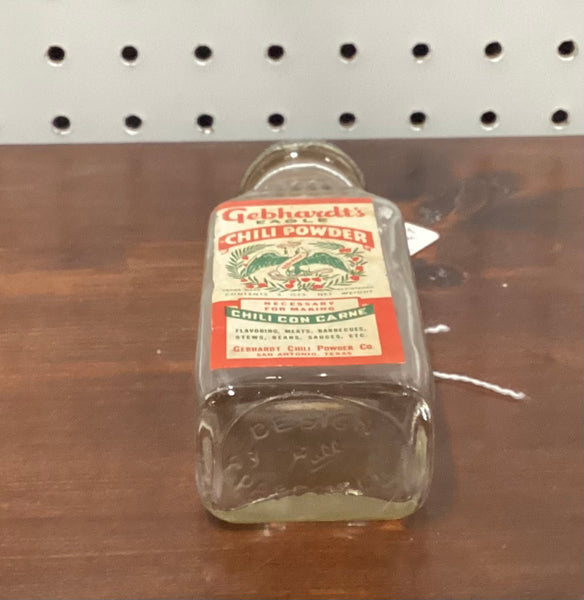 Vintage Advertising Bottle Gephardt’s Eagle Chili Powder