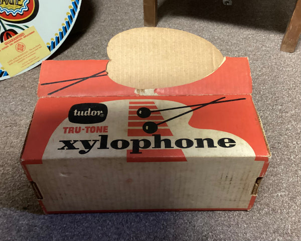Tudor Tru-Tone 8 Note Xylophone in Original Box