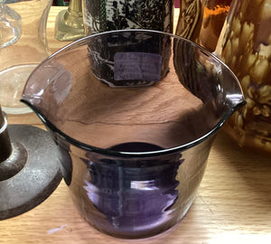 Blown Amethyst Glass Wine Rinser