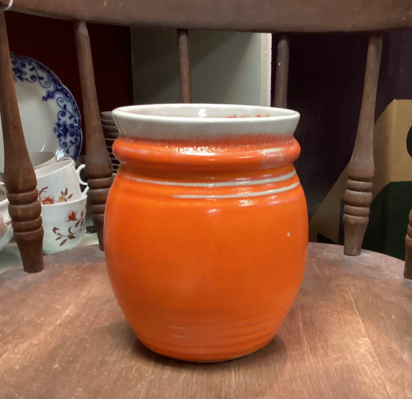 Orange McCoy Pottery Vase #3105