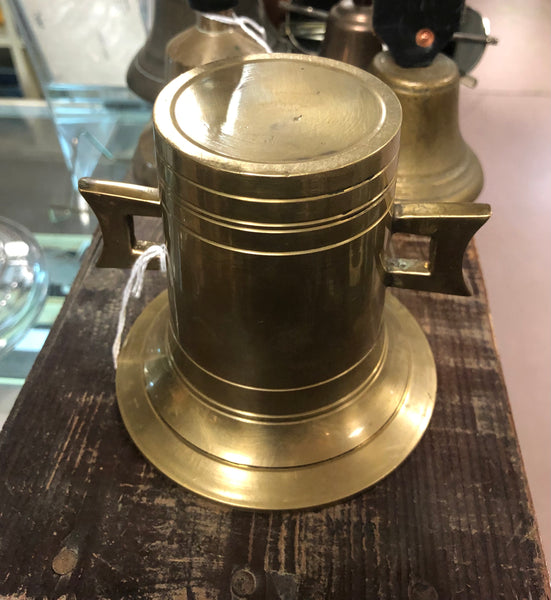 Solid Brass Mortar and Pestle Set