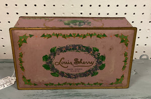 Vintage Louis Sherry One Pound Candy Advertising Tin