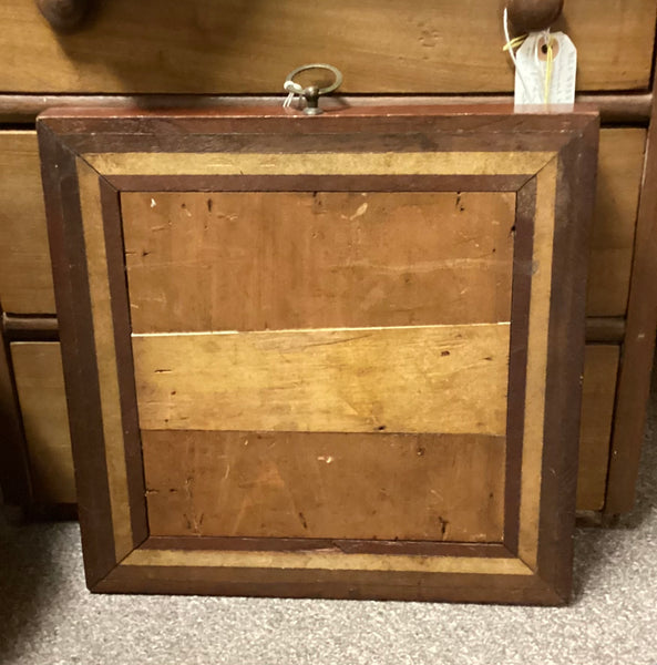 Antique Hand Crafted Inlaid Wood Game Board