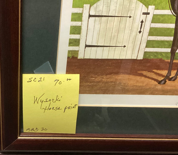 Framed Art Print "The Winner" by Charles Wysocki