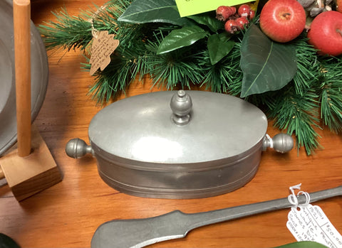 Pewter Covered Dish