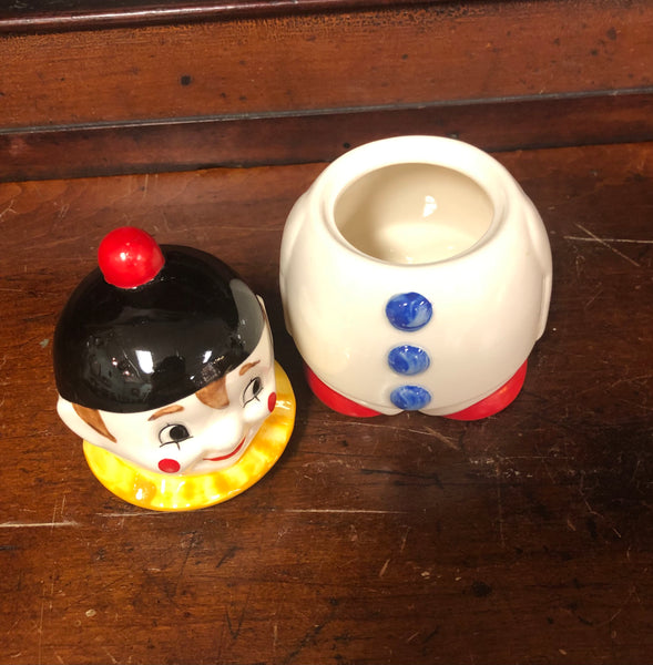 Goebel Giftware Clown Creamer and Covered Sugar Set