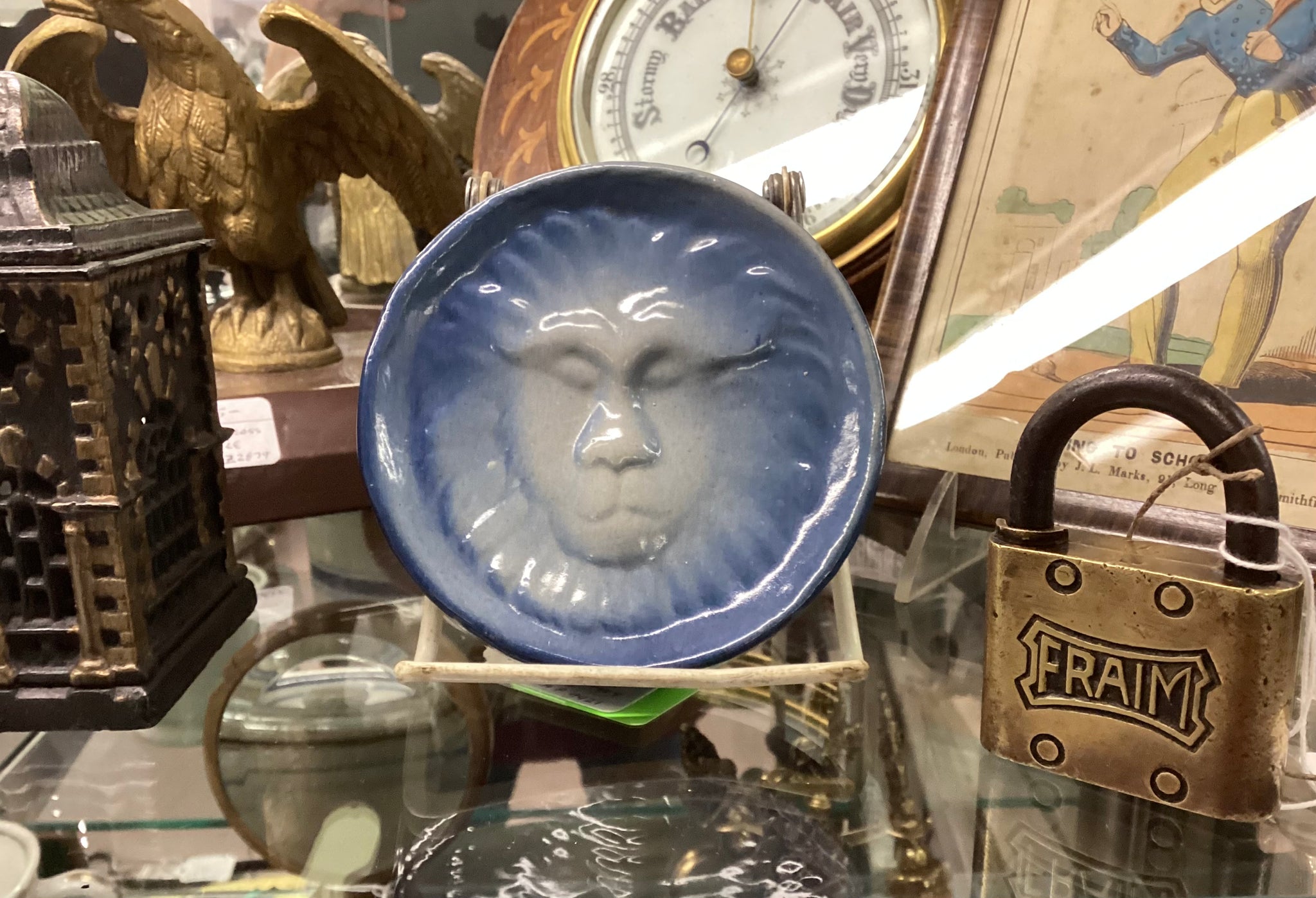 Clay City Pottery Lion’s Head Soap Dish