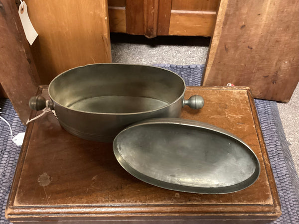 Pewter Covered Dish