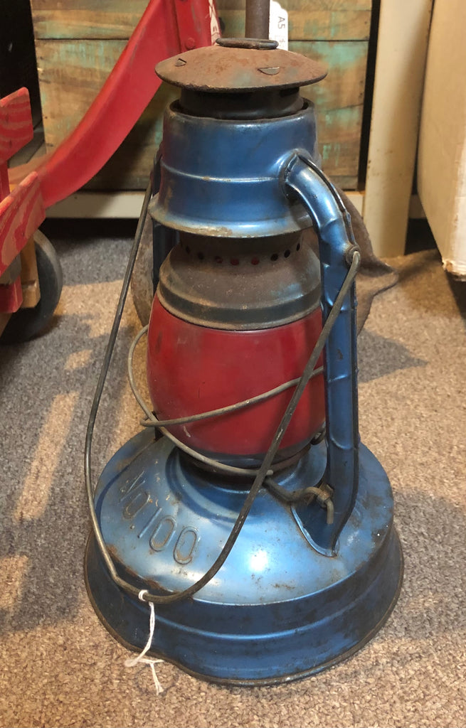 Vintage Dietz No. 100 Blue Lantern – Williamsburg Antique Mall Vintage Dietz No. 100 Blue Lantern – Williamsburg Antique Mall