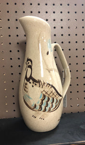 MCM Red Wing Pottery Bob White Pitcher