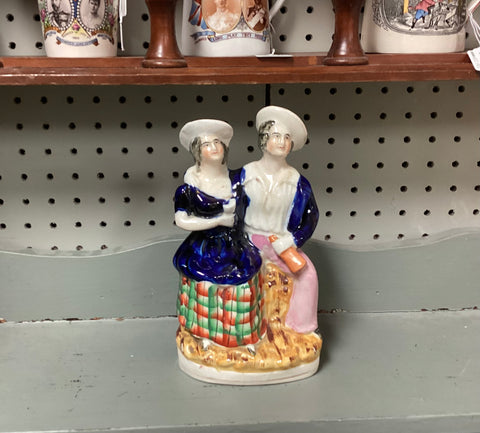 Staffordshire Sailor and His Girl Figurine