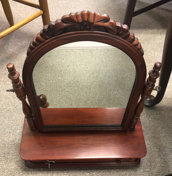 Cherry Chest Top Shaving Mirror