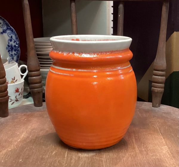Orange McCoy Pottery Vase #3105