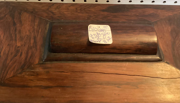 Wooden Sarcophagus Tea Caddy