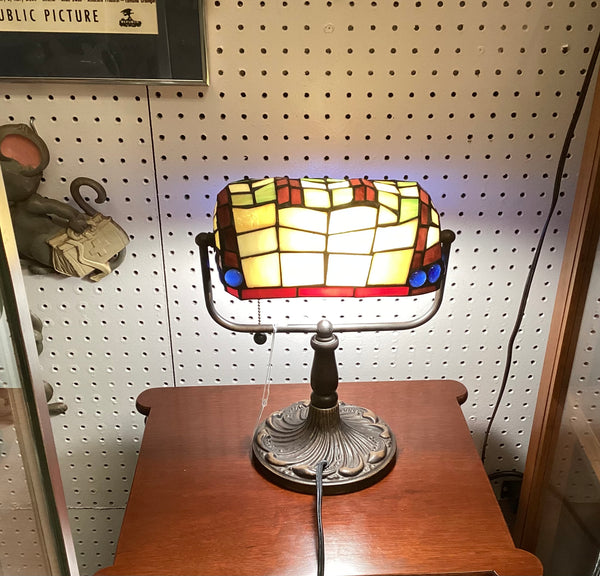 Tiffany Style Stained Glass Desk Lamp