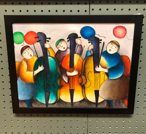 Signed Original Painting J.Roybal 1955