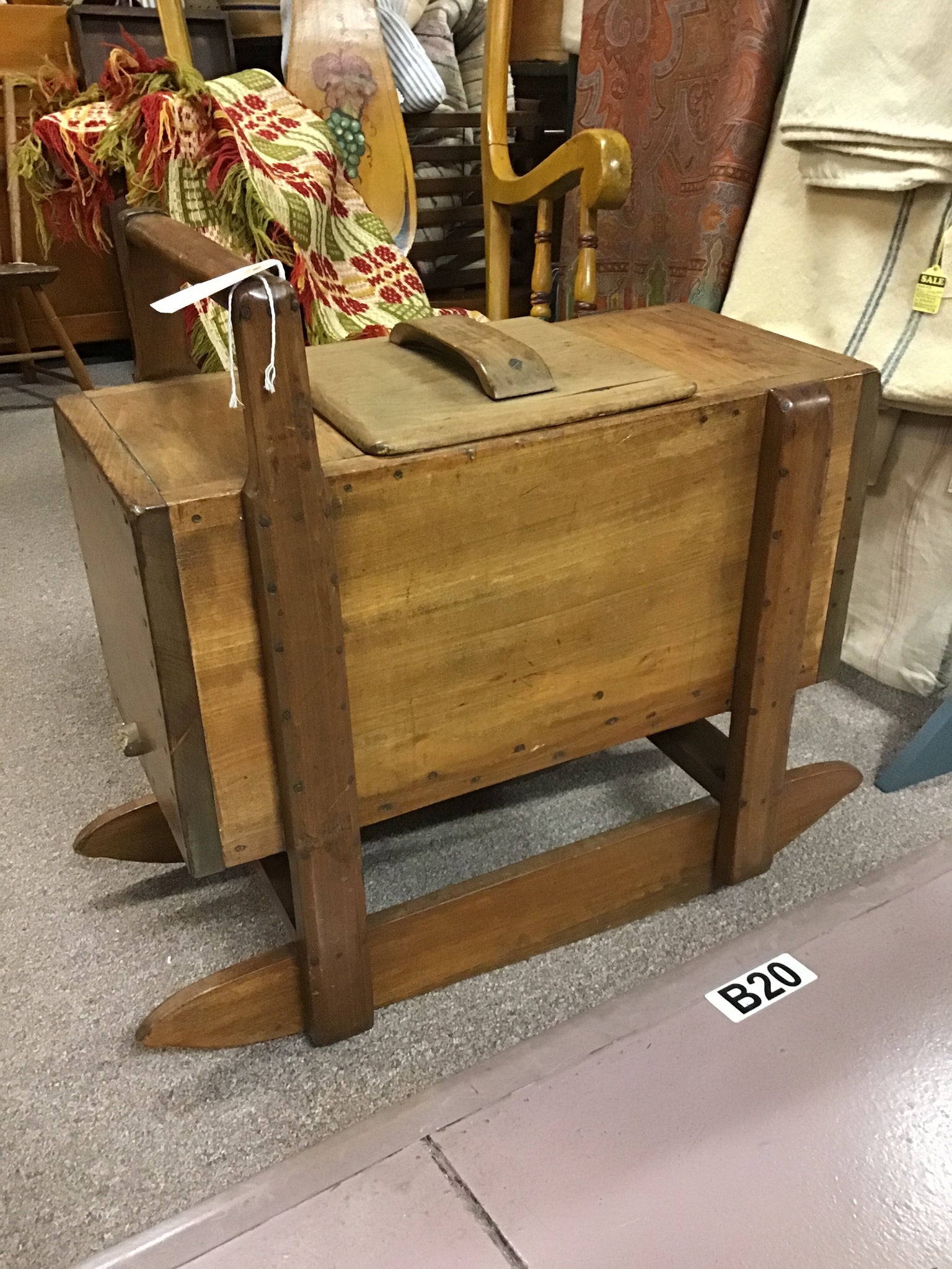 Rocking Butter Churn Converted to Table