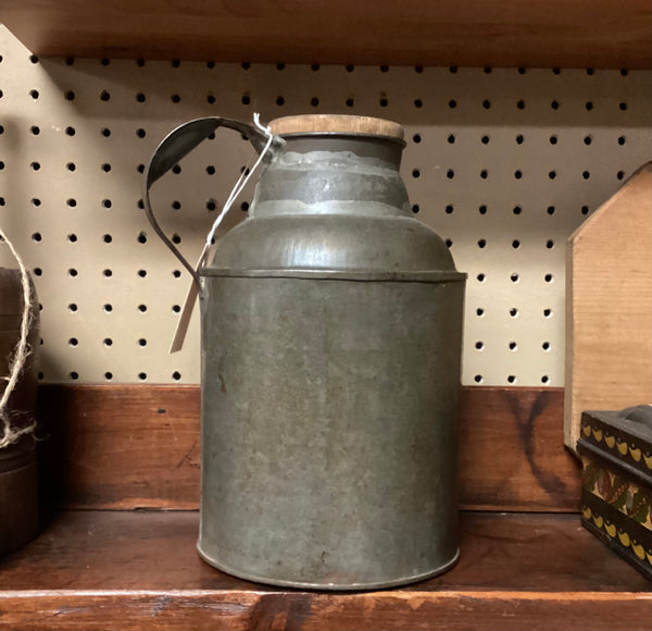 Antique Milk Can w/ Wooden Stopper