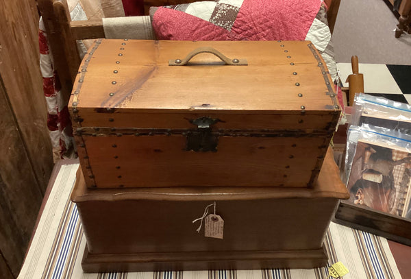 Antique Small Dome Top Trunk