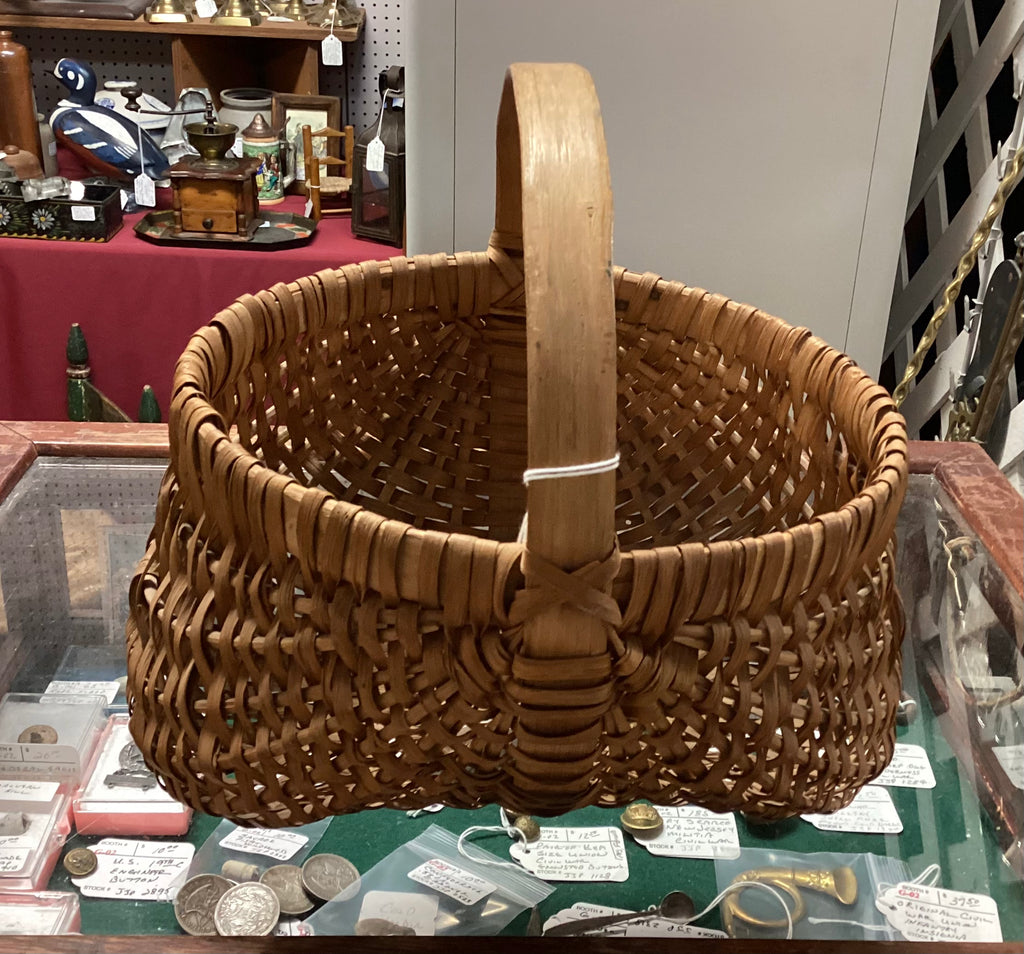 Shenandoah Valley Split Oak Basket – Williamsburg Antique Mall