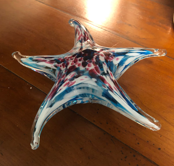 Art Glass Starfish Figurine