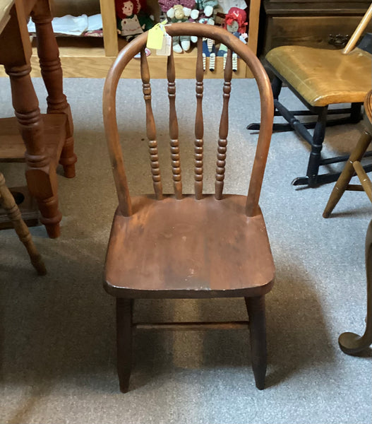 Child’s Wooden Spindle back Chair