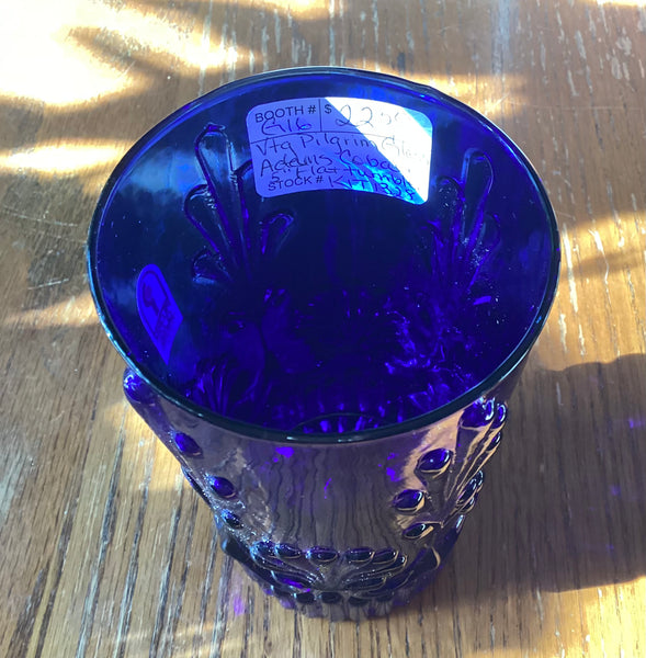 Pilgrim Glass Cobalt Adams 10 oz Flat Tumbler