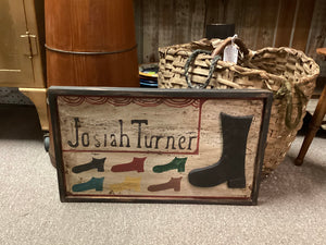 Hand Crafted Wooden Folk Art Sign