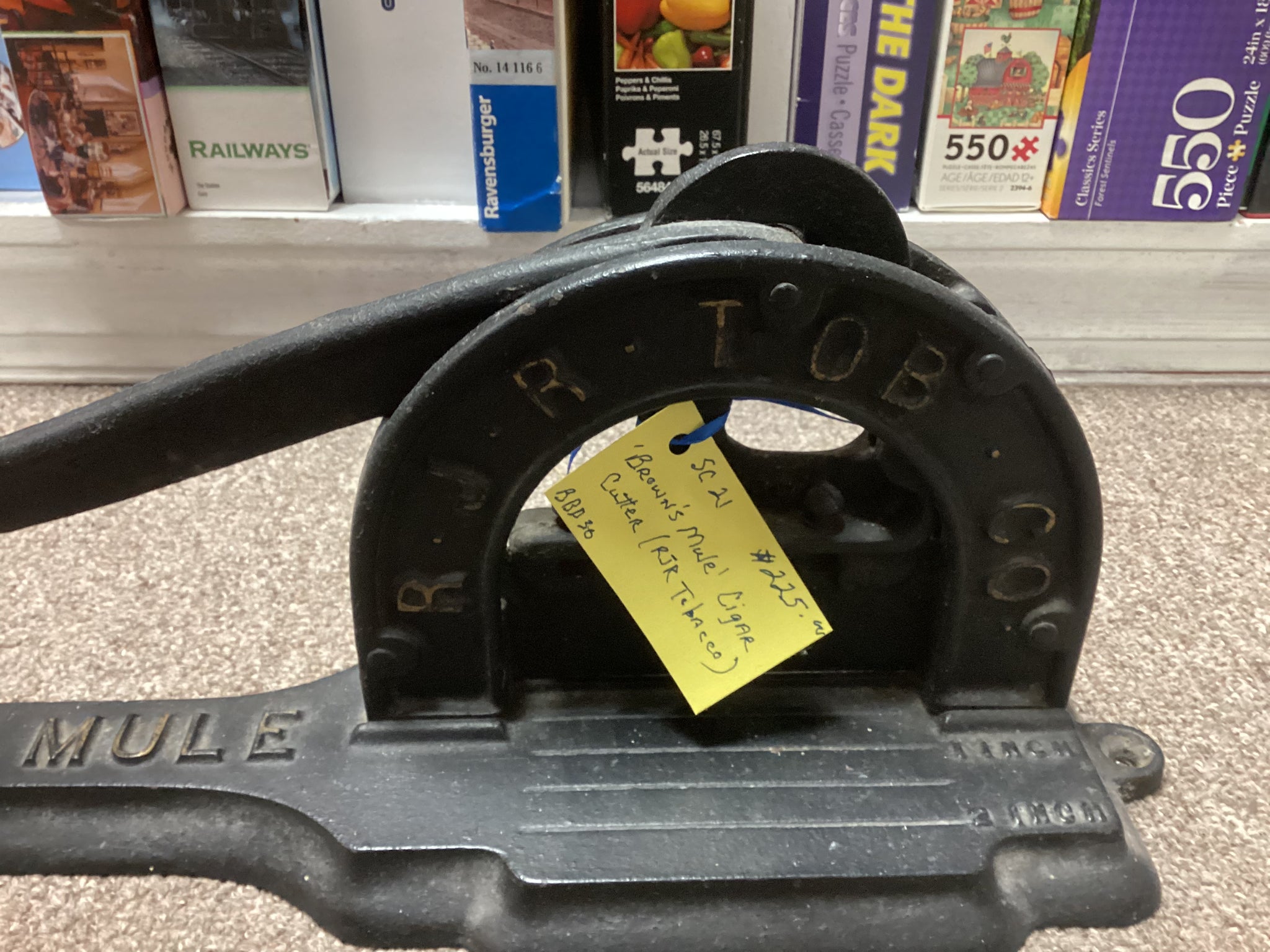 rjr tobacco cutter RJR Tobacco Co. Brown's Mule Cigar Cutter – Williamsburg Antique Mall