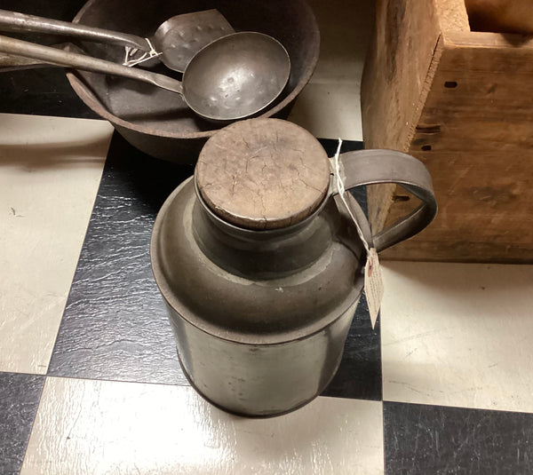 Antique Milk Can w/ Wooden Stopper