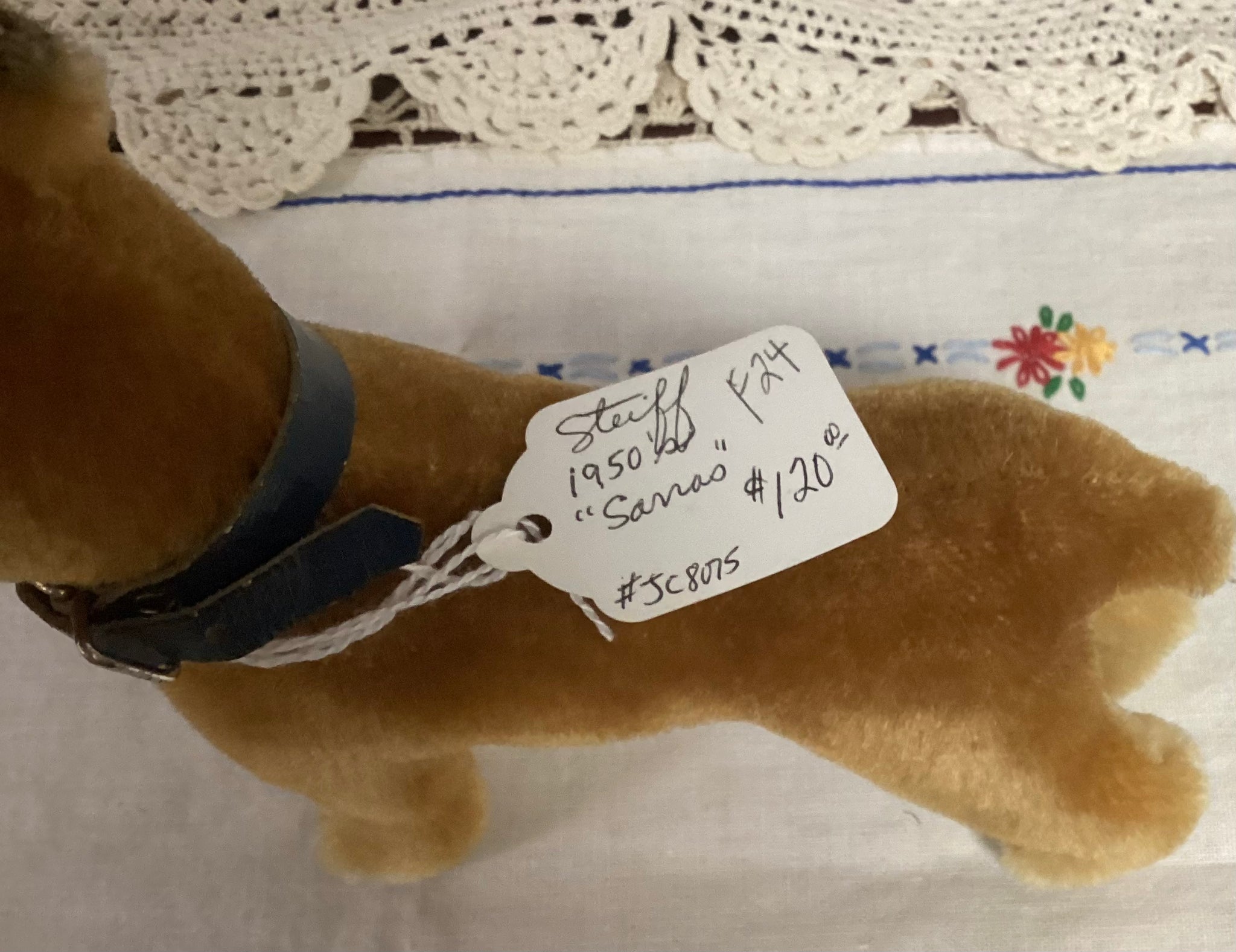 Steiff Vintage 1950's Sarras Boxer Dog – Williamsburg