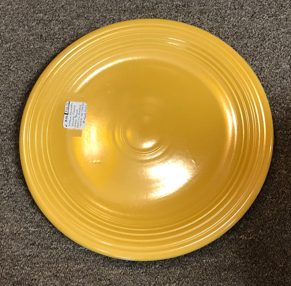 Vintage Homer Laughlin Fiesta Yellow Chop Plate