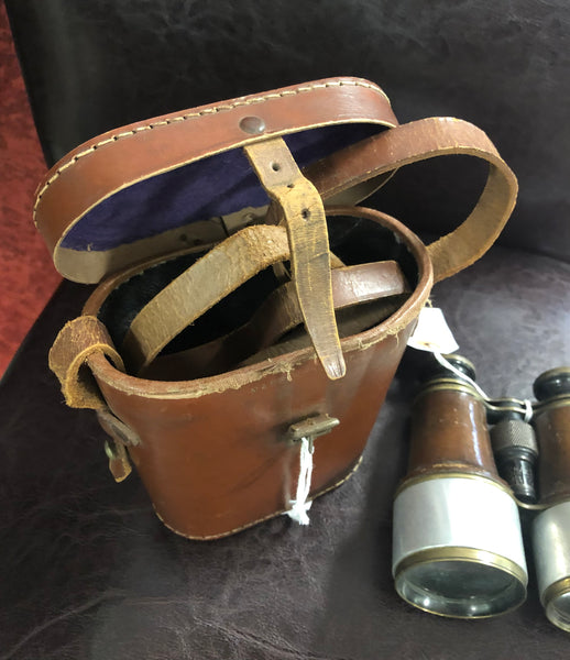 1905 British Military Binoculars w/ Case