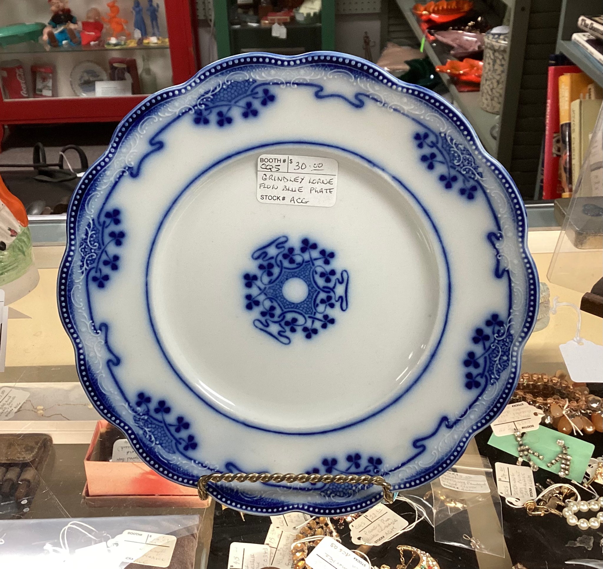 Flow Blue Plate 